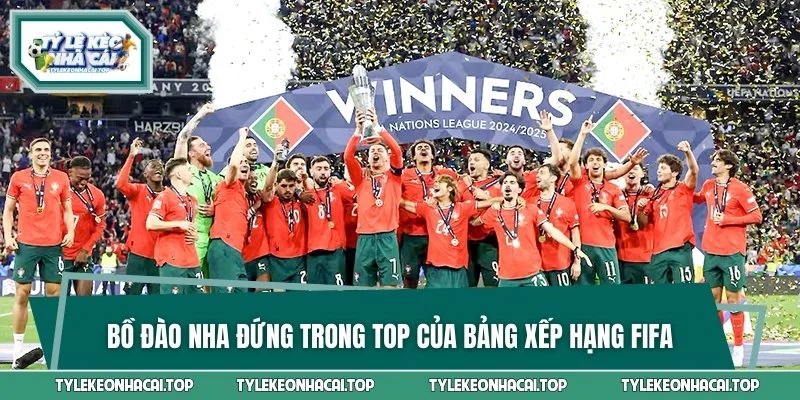 Bồ Đào Nha đứng trong top của bảng xếp hạng FIFA